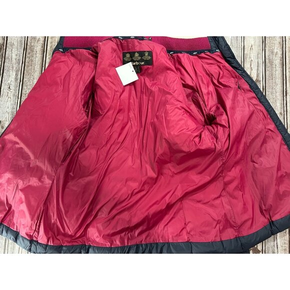 Barbour Gangway Quilt Jacket color navy UK 12 US 8 NWOT - Picture 8 of 11